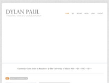 Tablet Screenshot of dylanpaul.net